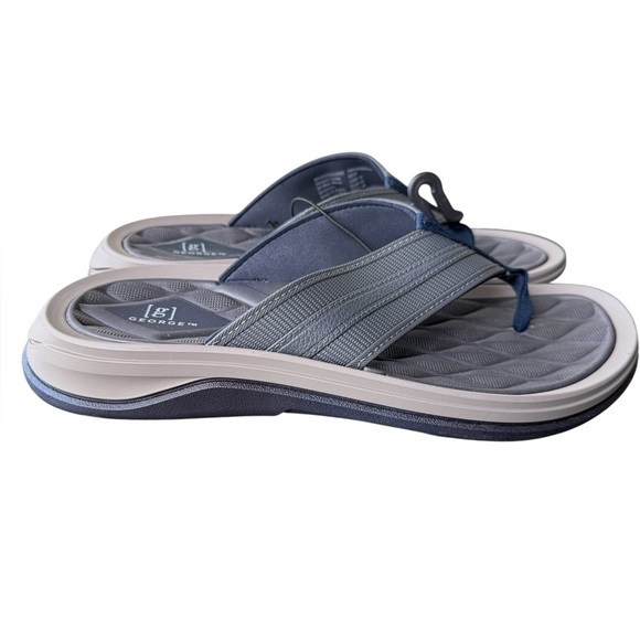 Cobian Other - George Men's Thong Sandals Size 10 Gray Comfort Footbed Arch Support
